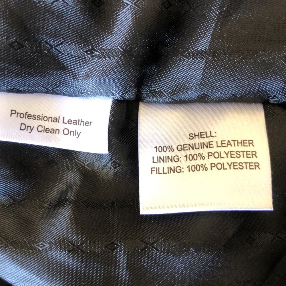 NWOT Joseph & Feiss Leather Jacket - Picture 7 of 7